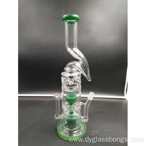 16 Inch Unique Glass Hookahs with Showerhead Filters